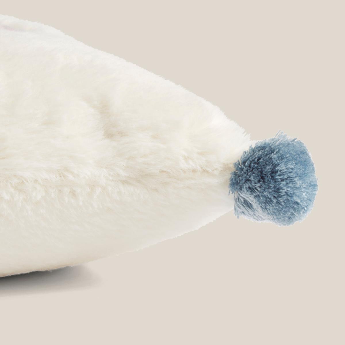 Snug Fur Rectangular Cushion Cream – image 2