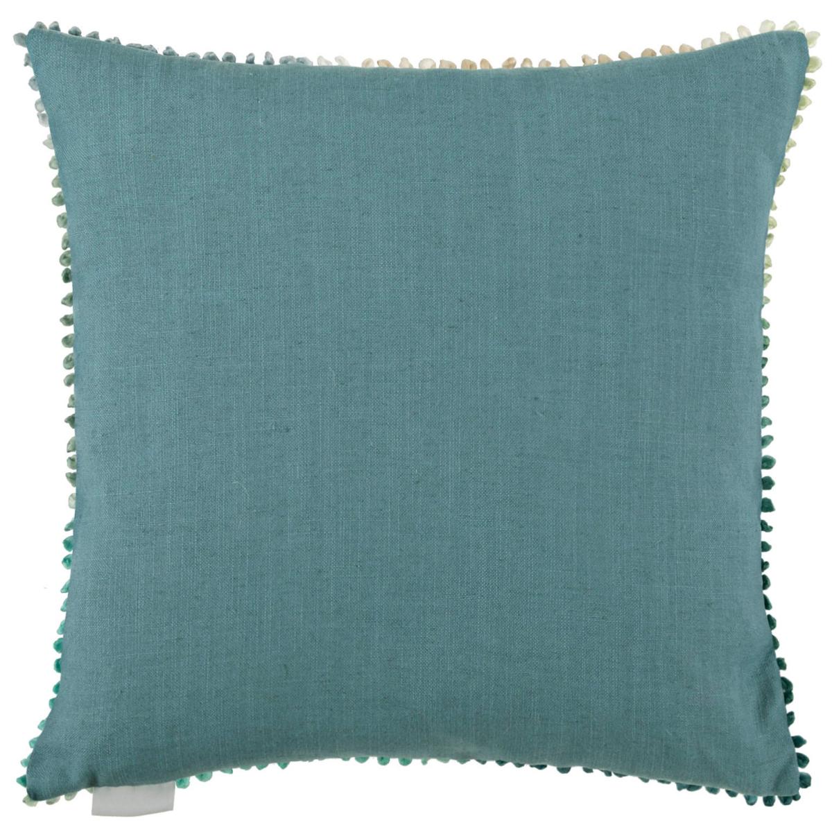 Otto Cotton Square Cushion Seafoam – image 2