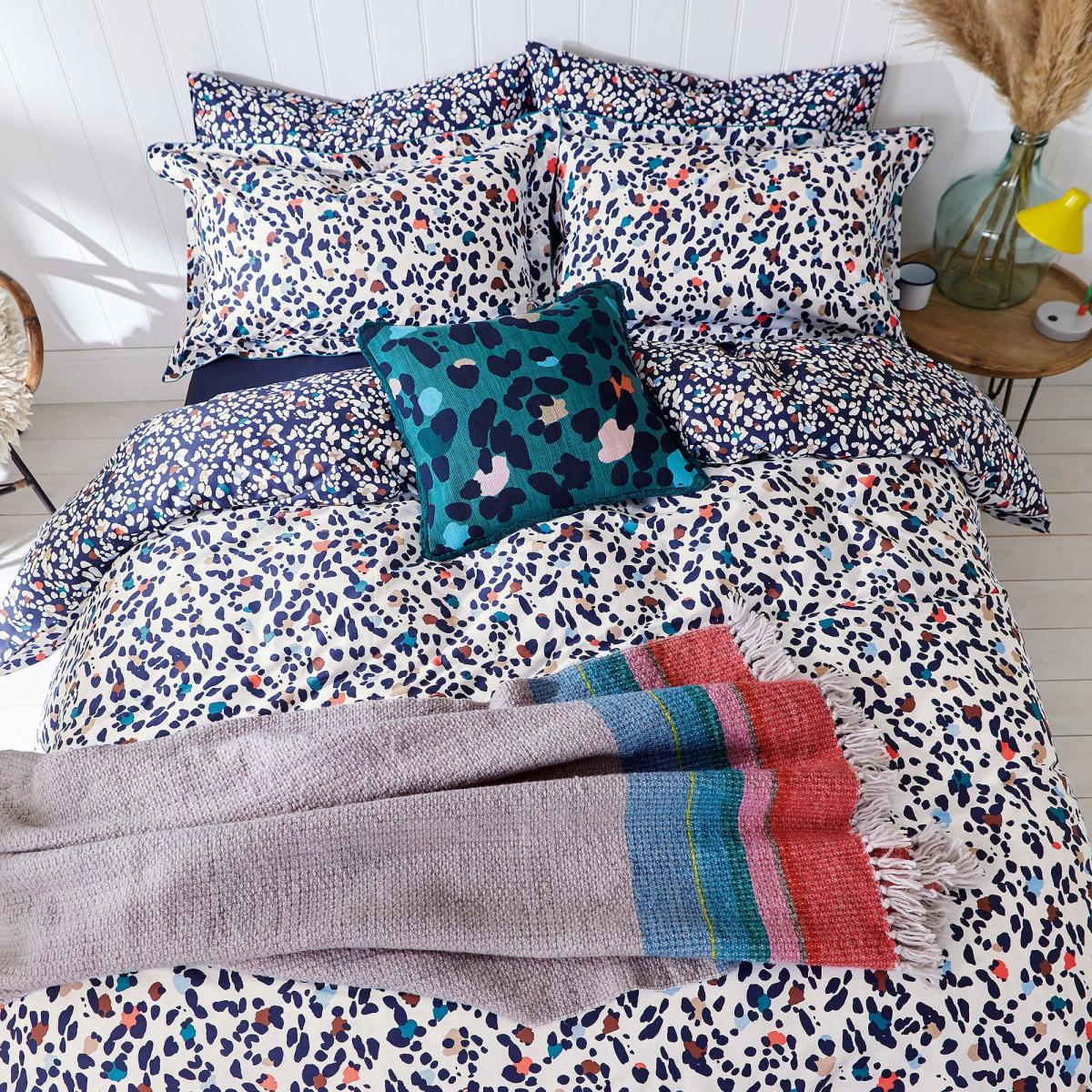 Joules Lynx Leopard Cushion MultiColoured – image 5