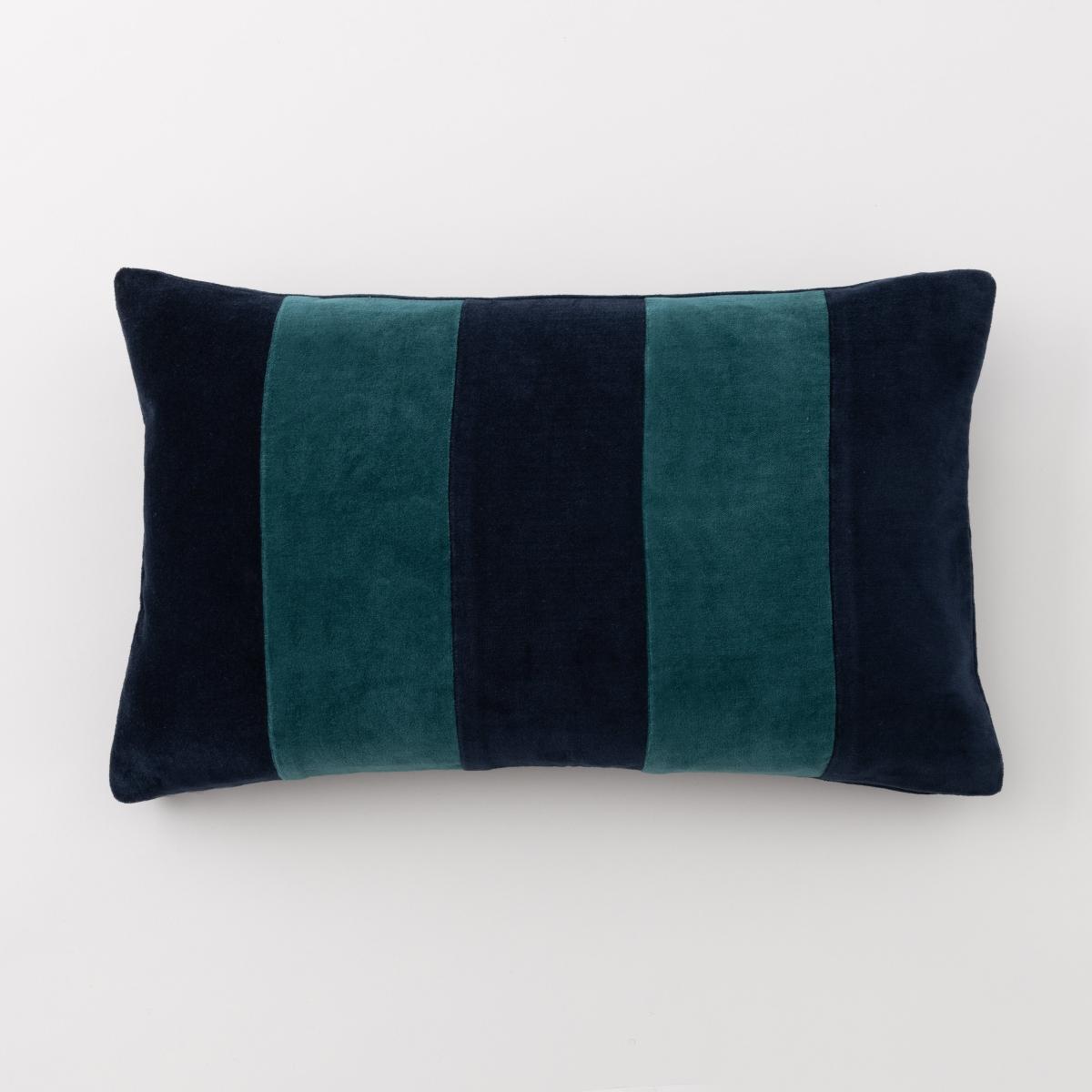 Clara Stripe Cushion Teal (Blue) – image 2