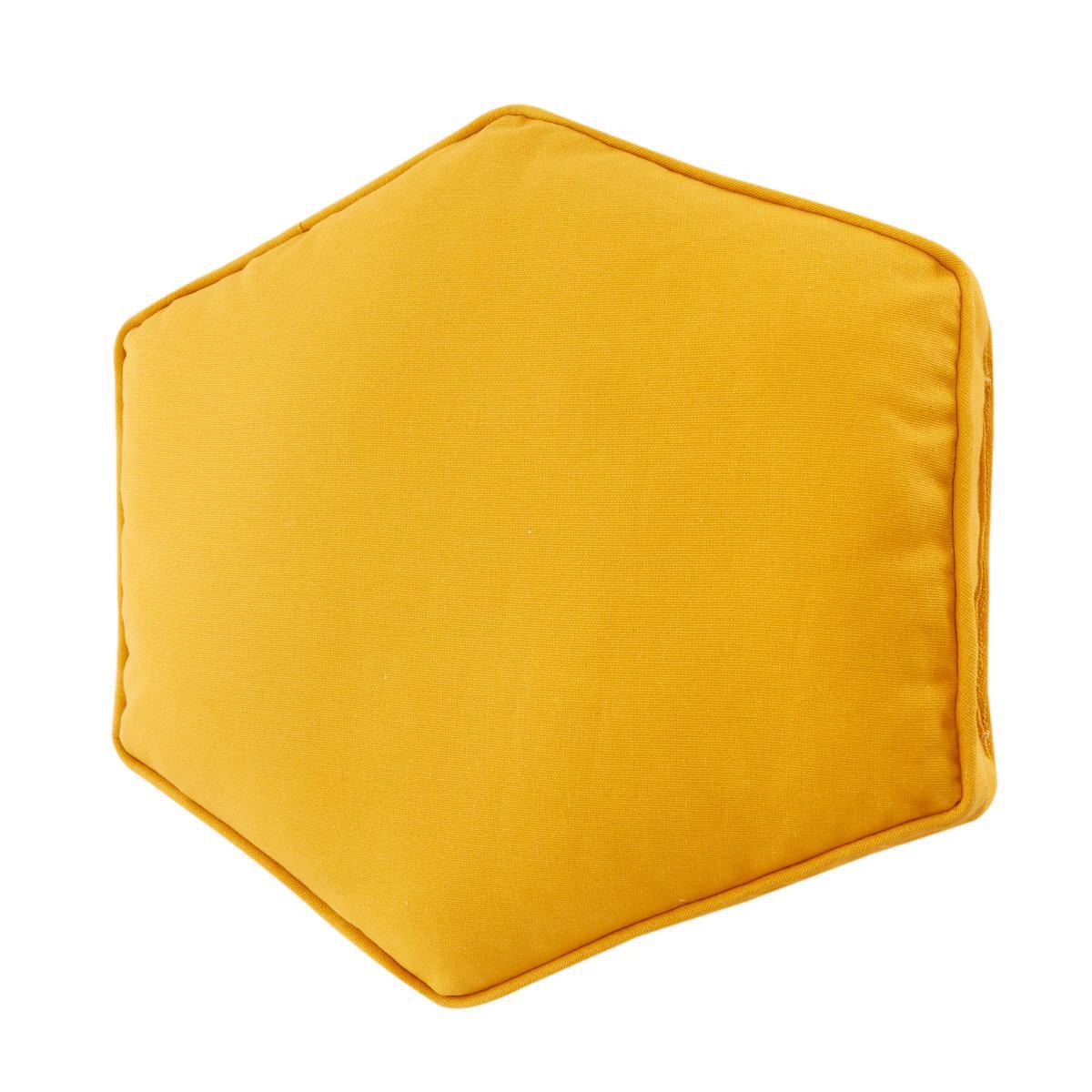 Hexagon Cushion Mustard – image 2
