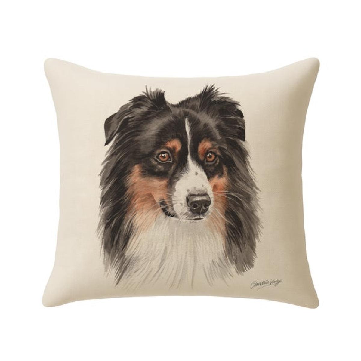 Christine Varley Aussie Shepard Square Cushion – image 3