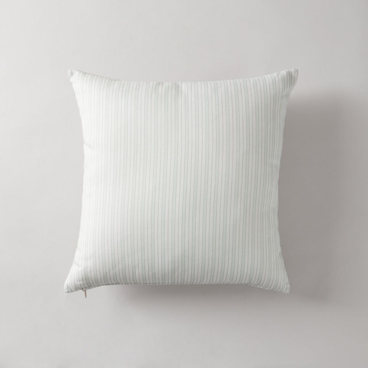 Meadow Striped Cushion Grey and Green – image 2
