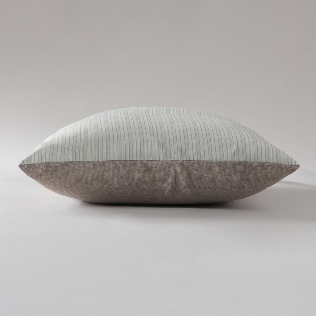 Meadow Striped Cushion Grey and Green – image 4