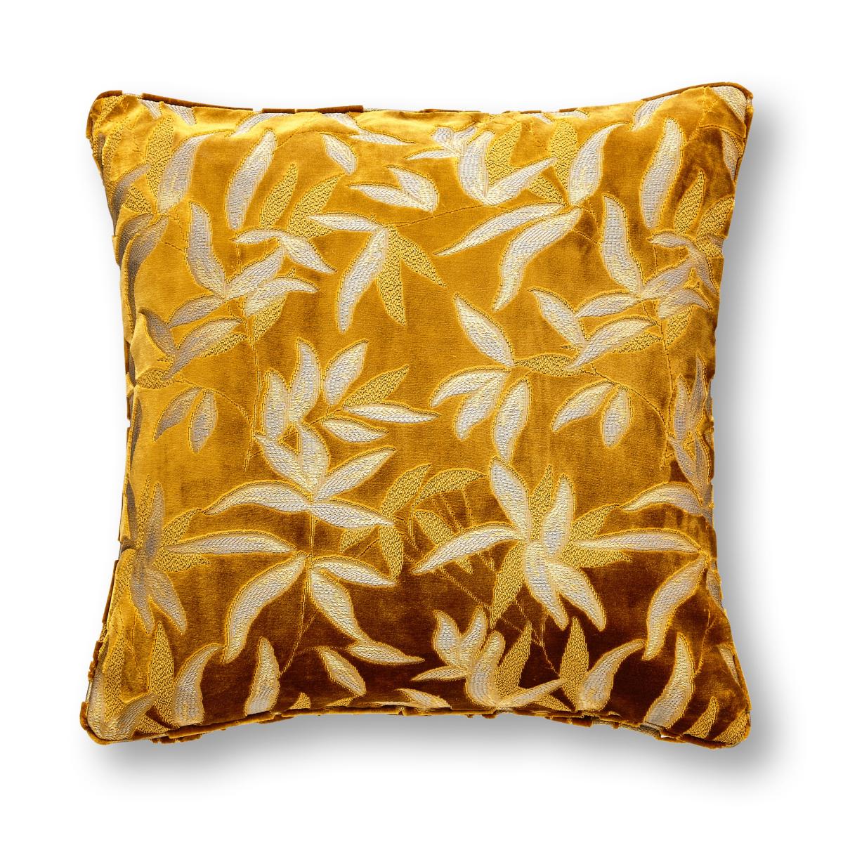 Asami Cut Velvet Cushion Gold – image 2