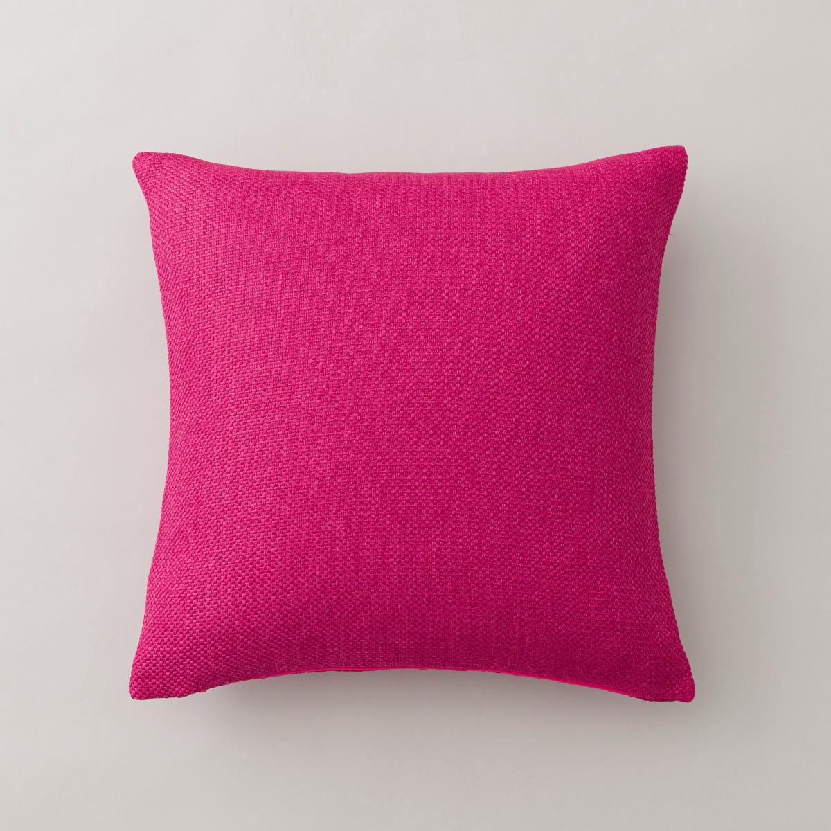 Barkweave Square Cushion Magenta – image 6
