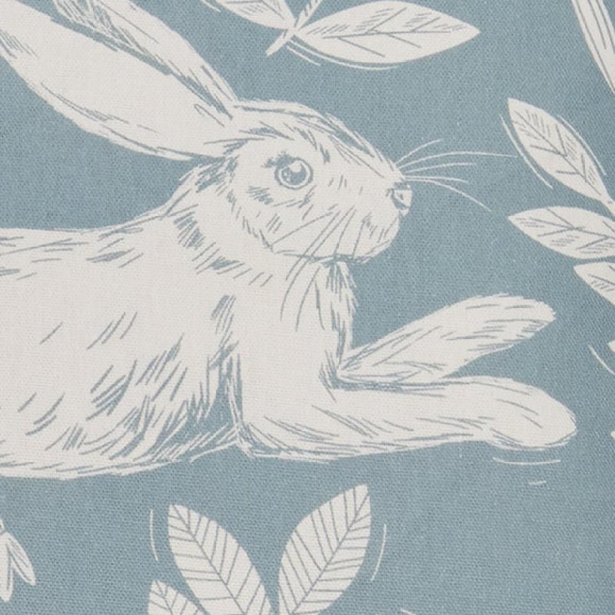 Spring Rabbit Outdoor Cotton Square Filled Cushion – image 5