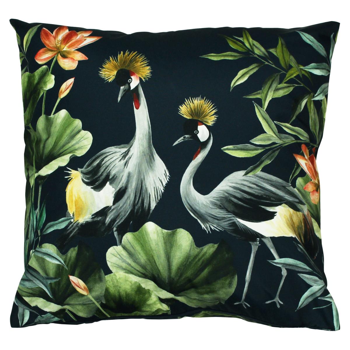 Evans Lichfield Cranes Outdoor Cushion Navy – image 2