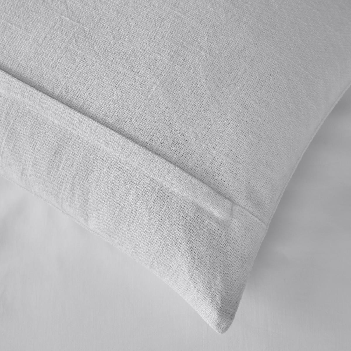 Dorma Purity Botanical 100% Cotton Boudoir Cushion Grey – image 3