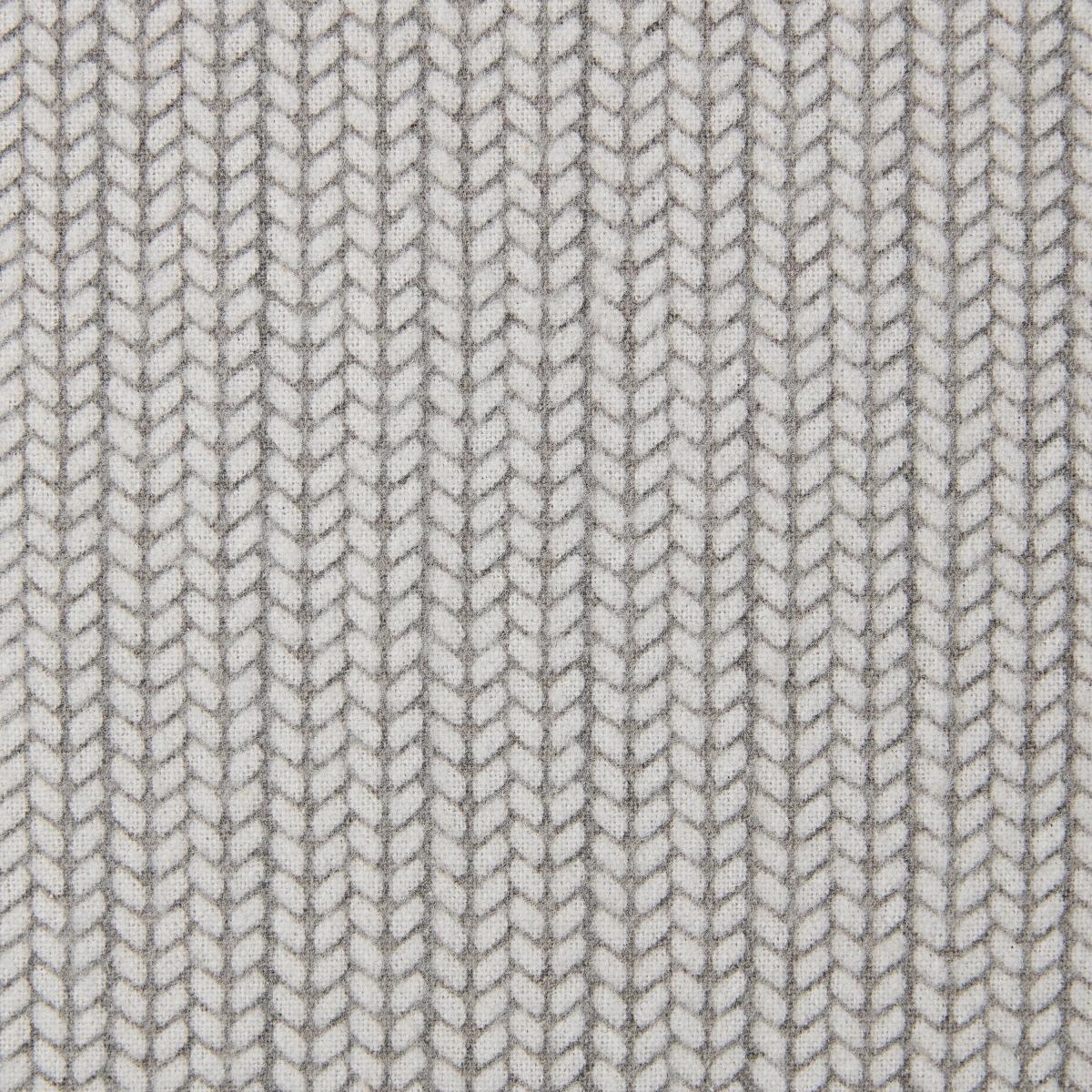 Knit Look Printed Cushion Grey – image 3
