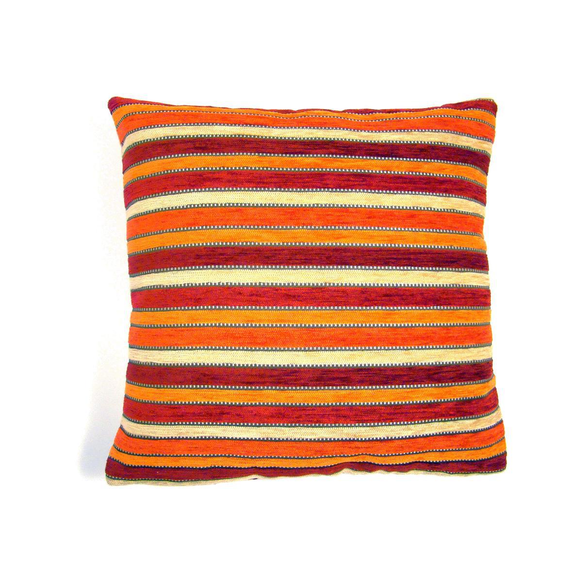 Large Chenille Blenheim Cushion Cover Orange – image 1