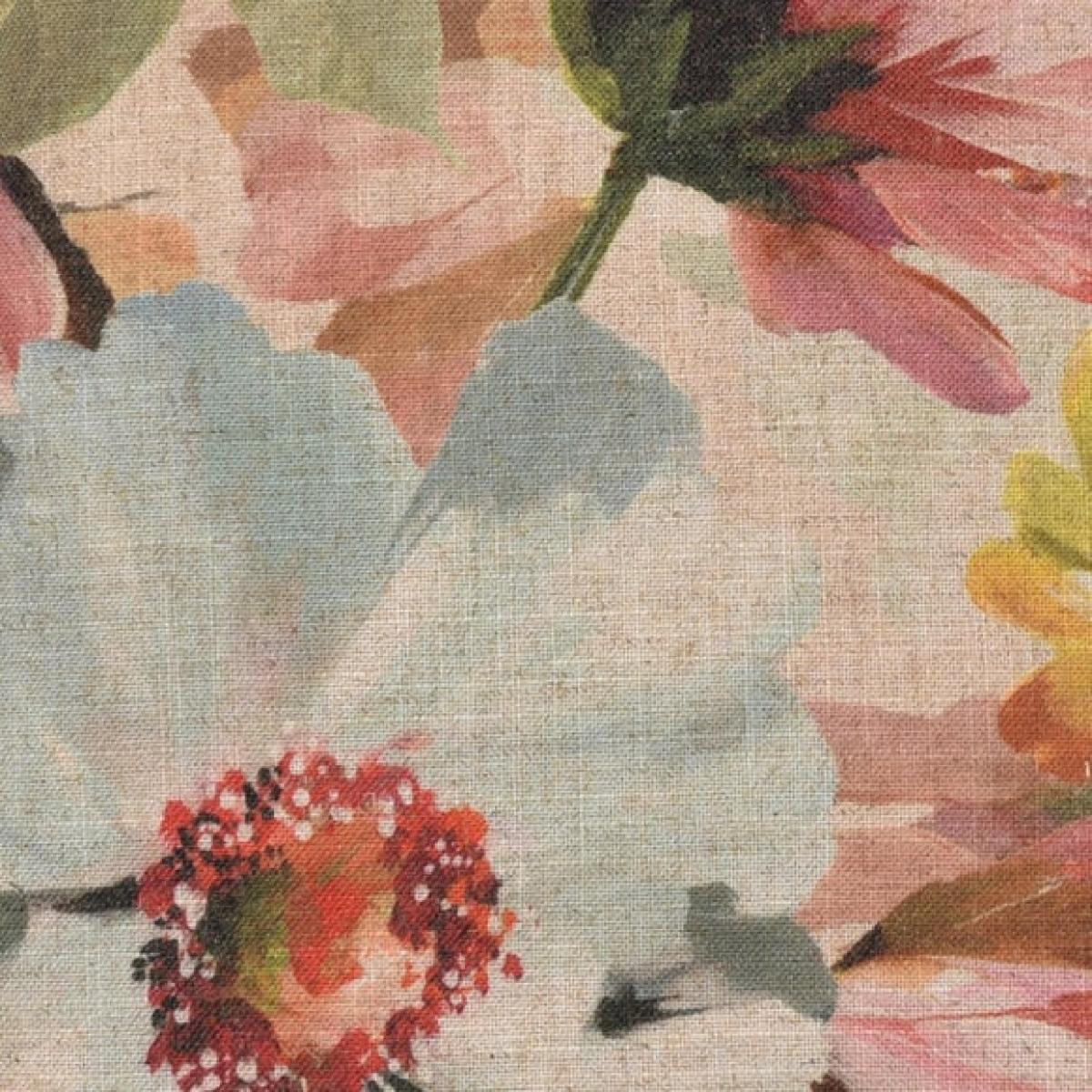 Serenity Floral Square Filled Cushion – image 4