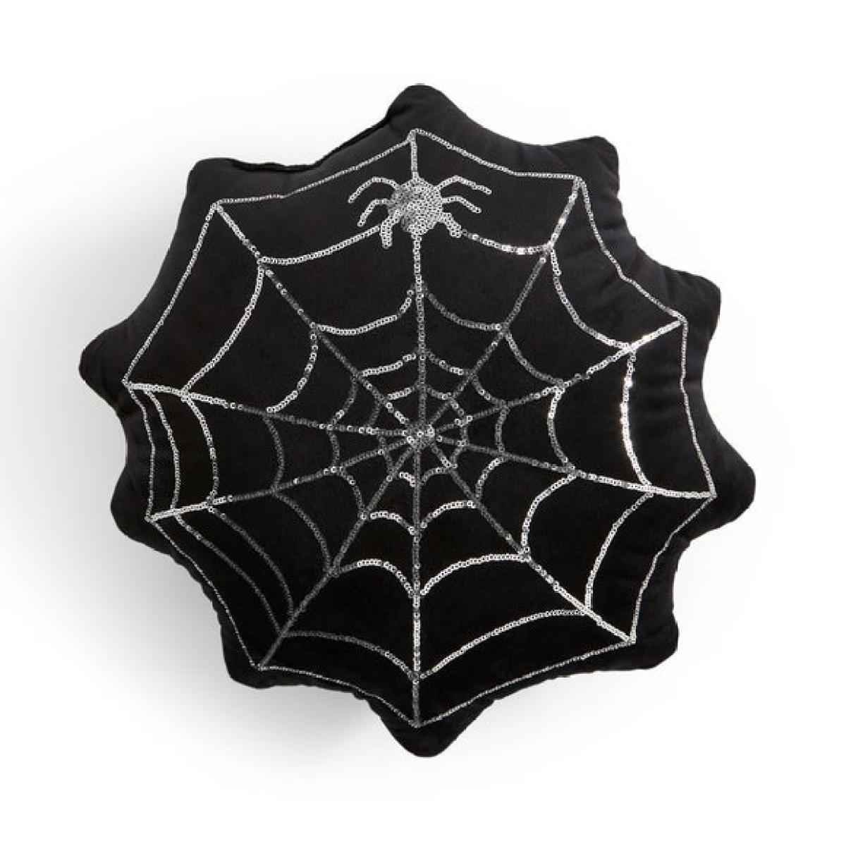 Spider Web Sequin Cushion – image 3