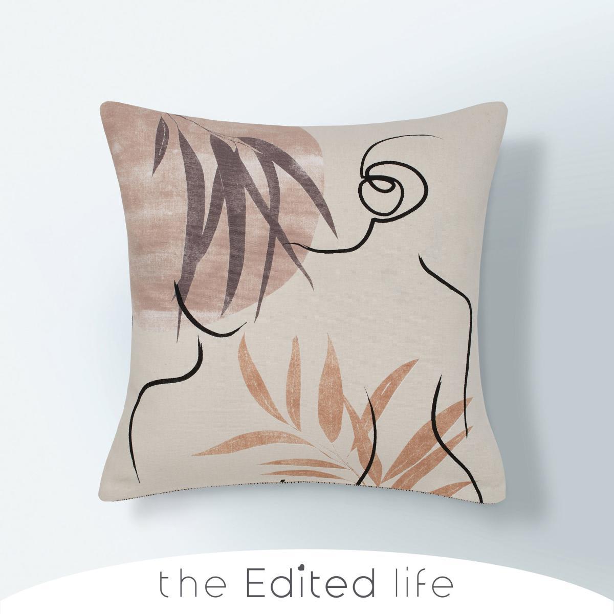 Silhouette Cushion Cover MultiColoured – image 1