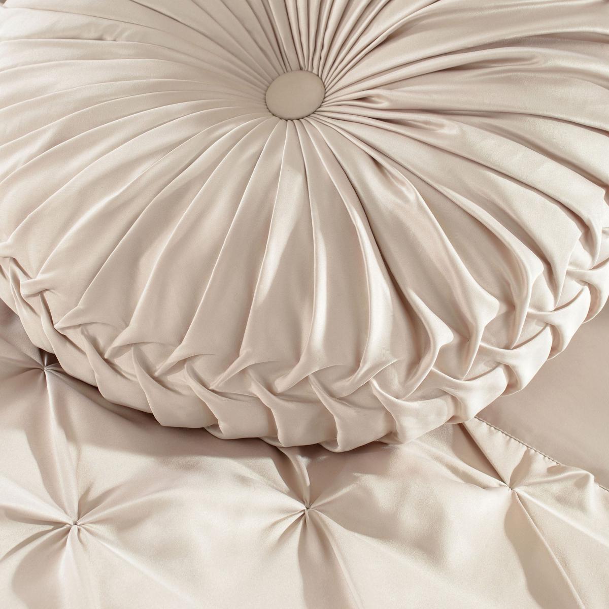 Karissa Champagne Round Cushion Champagne Brown – image 2