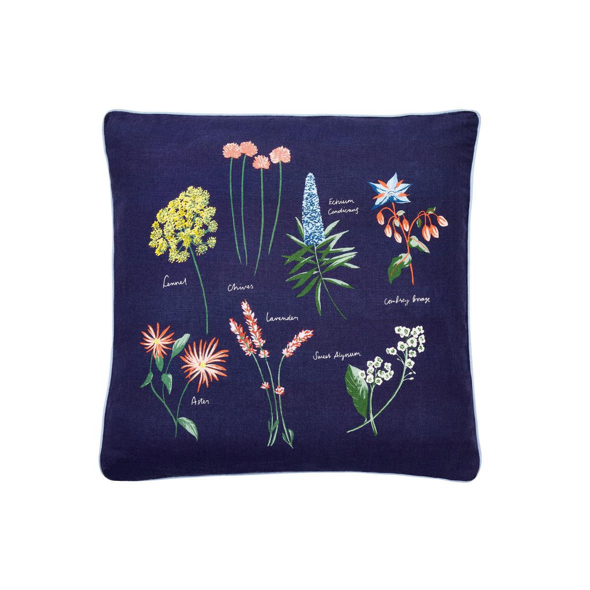 Joules Pollinators Navy Cushion Navy – image 2