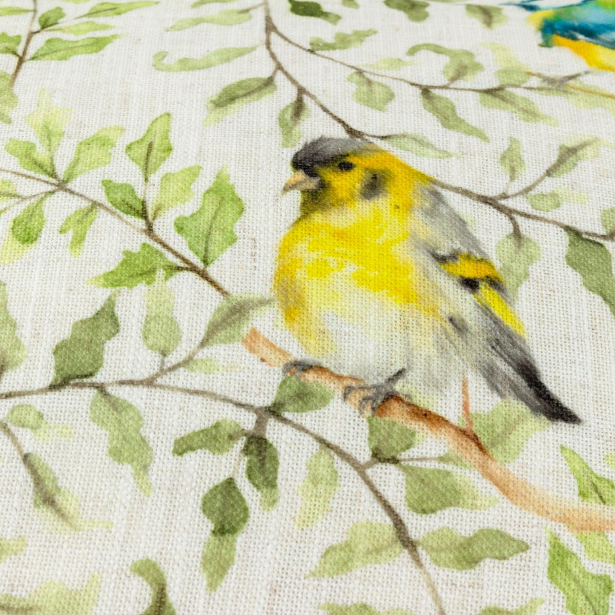 Evans Lichfield Shugborough Birds Square Cushion MultiColoured – image 5