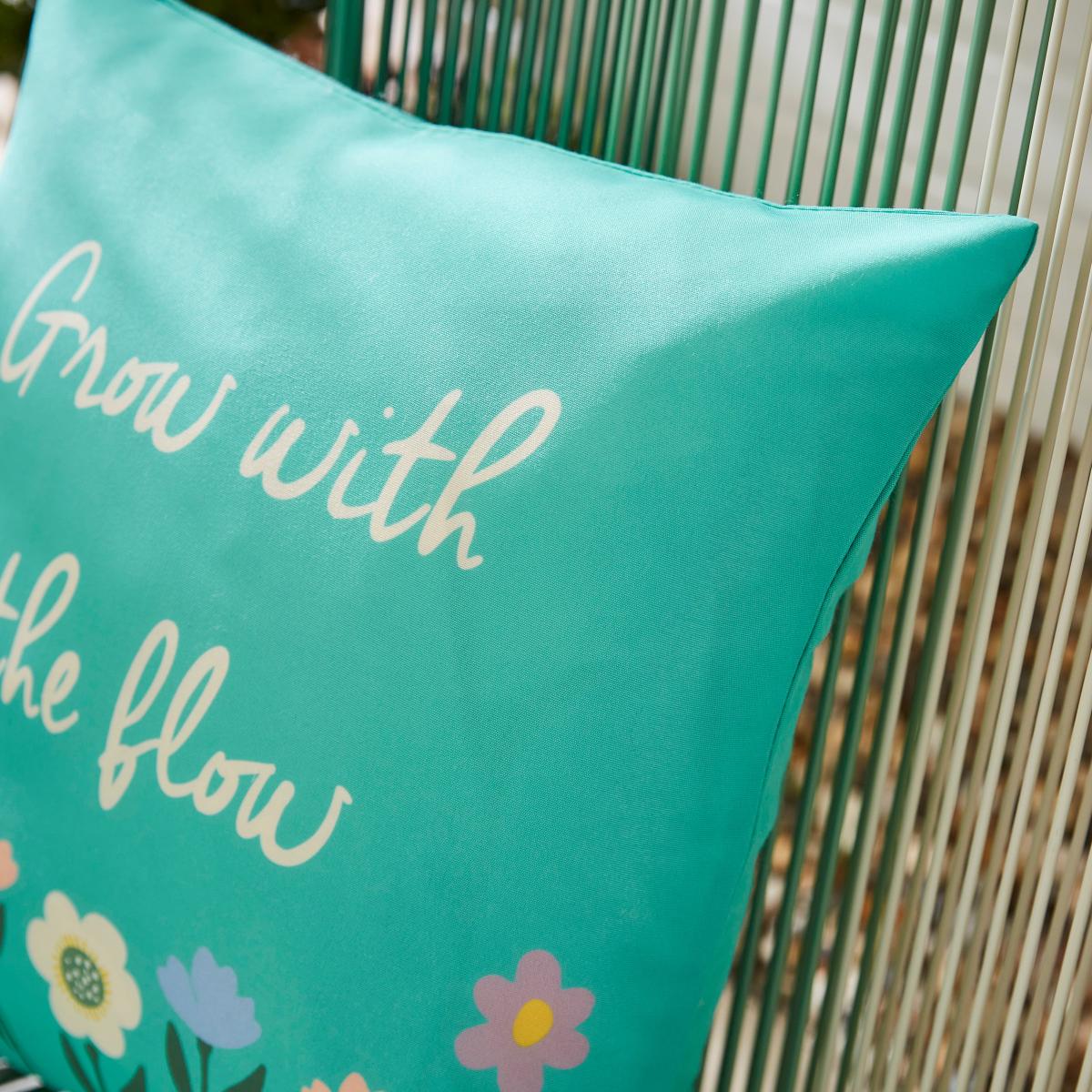 Grow With The Flow Outdoor Square Cushion – image 2