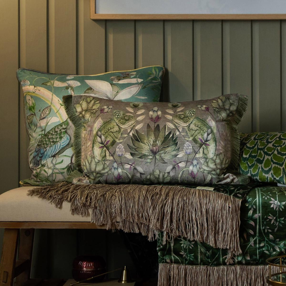 Osawi Cotton Rectangle Cushion Osawi Mineral – image 1