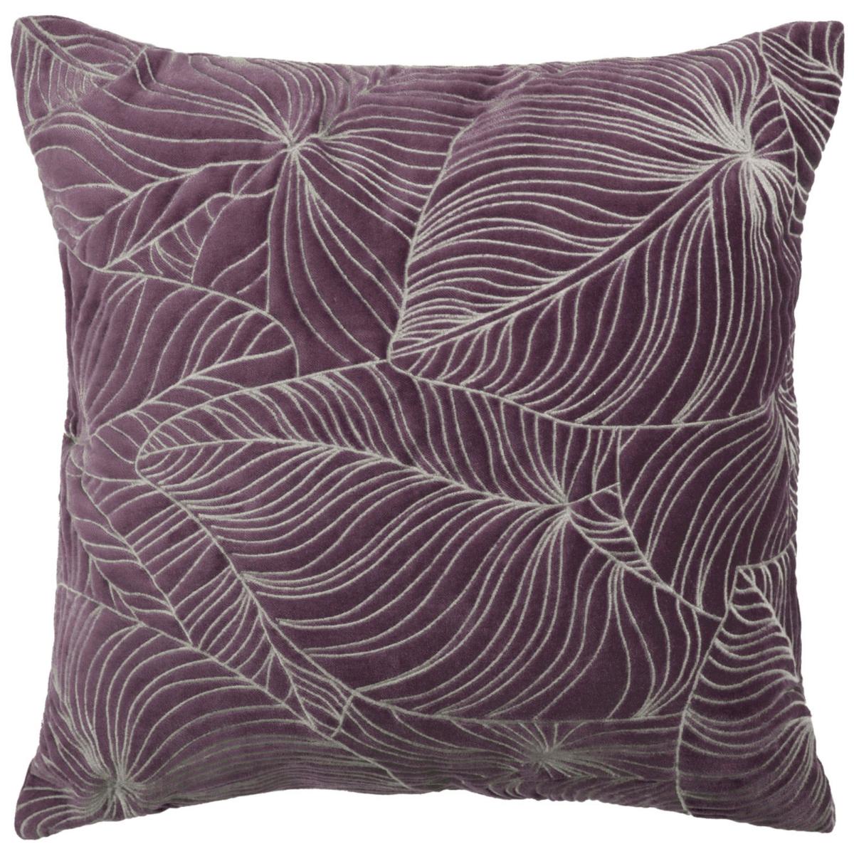 Taro Square Cushion Taro Plum – image 2