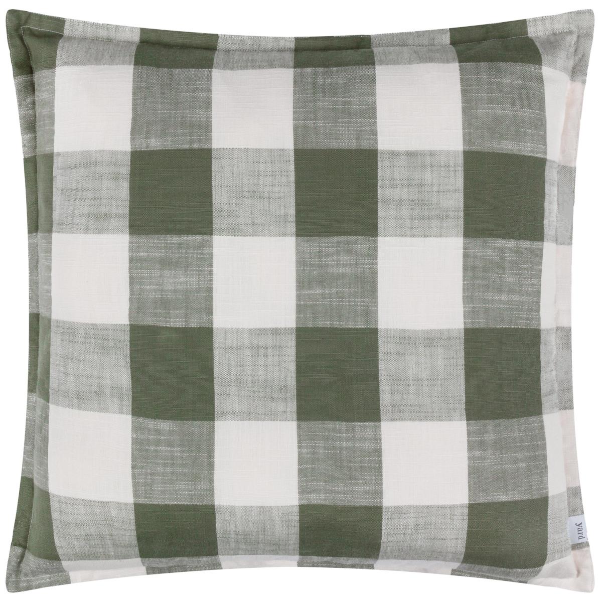 Yard Chesil Check Outdoor Cotton Square Cushion – image 2