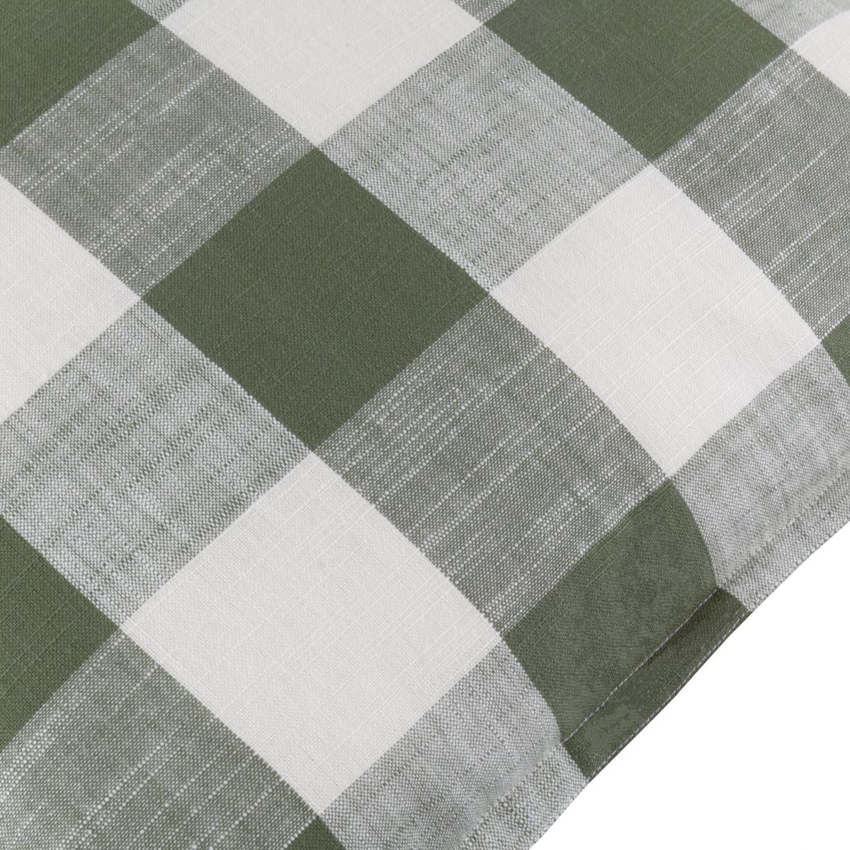 Yard Chesil Check Outdoor Cotton Square Cushion – image 3
