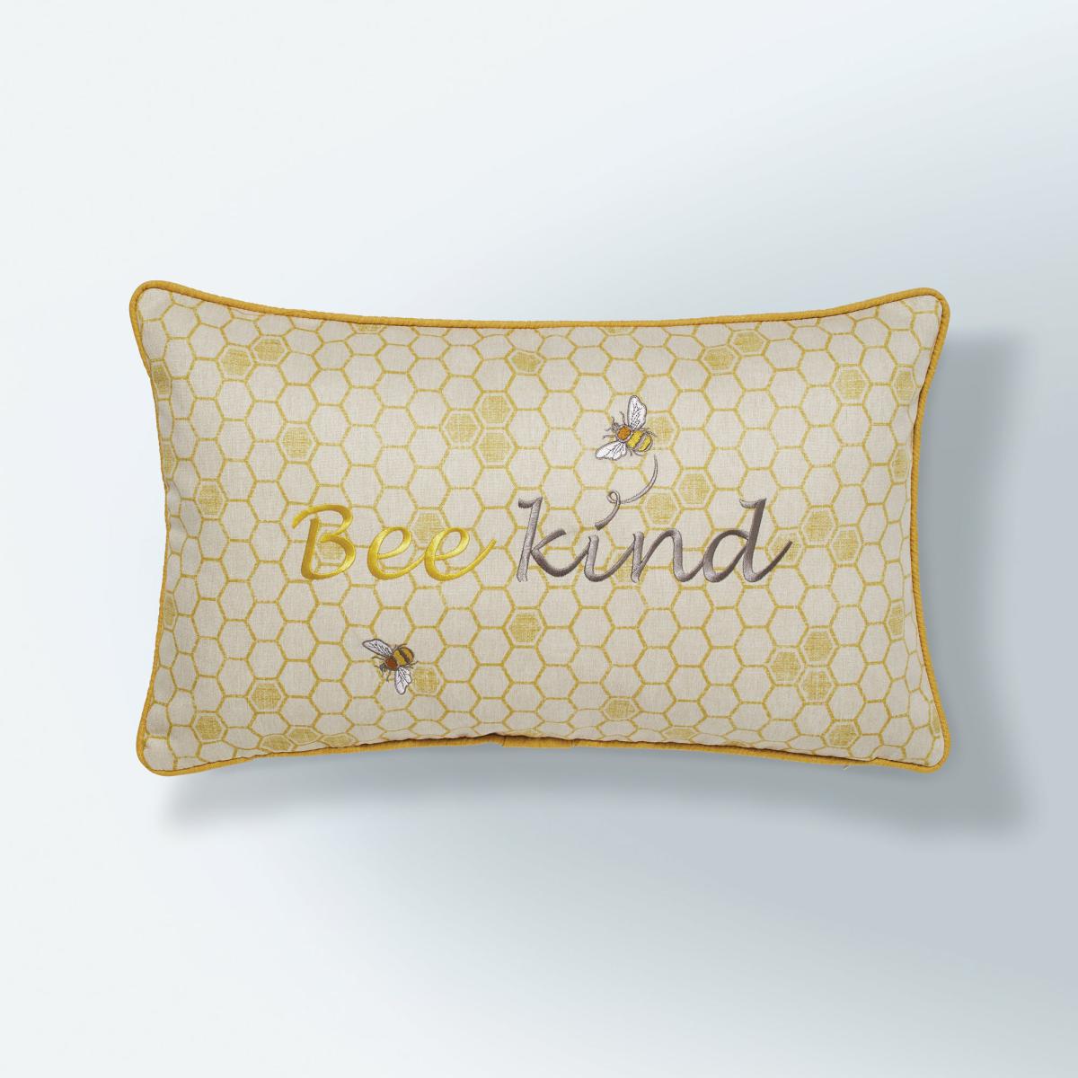 Bee Kind Cushion Natural Natural – image 1