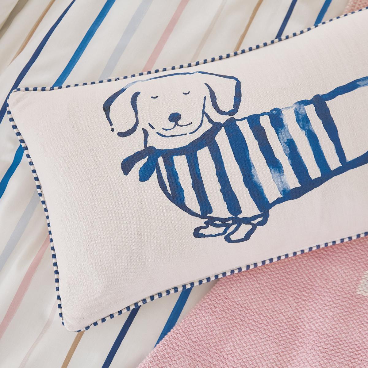 Joules Coastal Sausage Dog Cushion MultiColoured – image 3