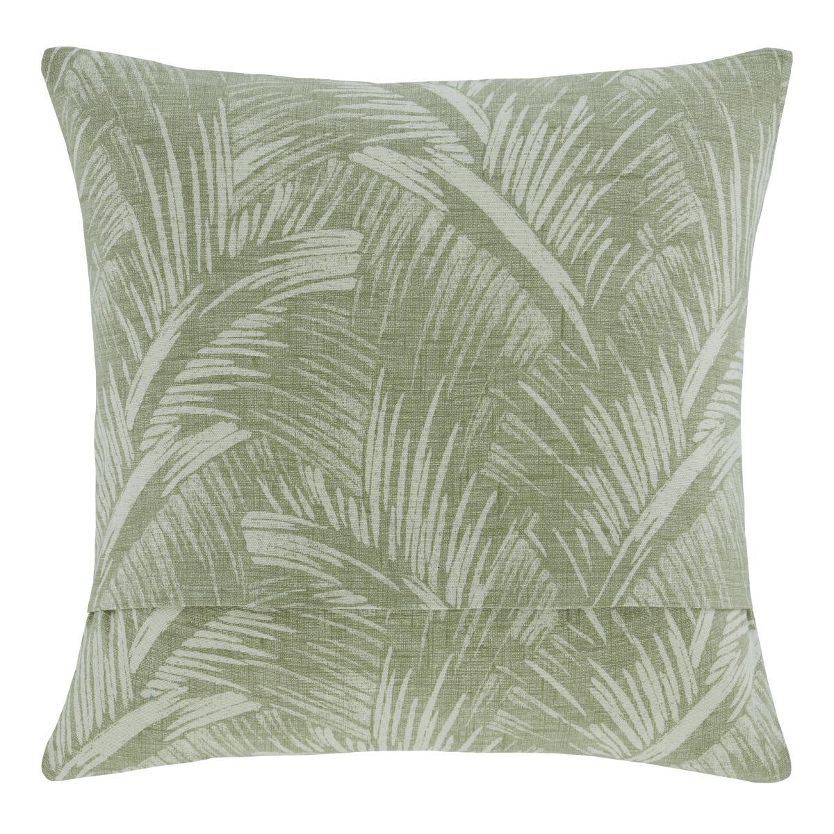 Palm Print Cushion Cover Sage – image 2