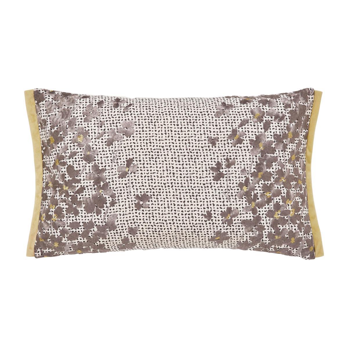 Helena Springfield Moda Peregrine Cushion Charcoal, Purple and White – image 1