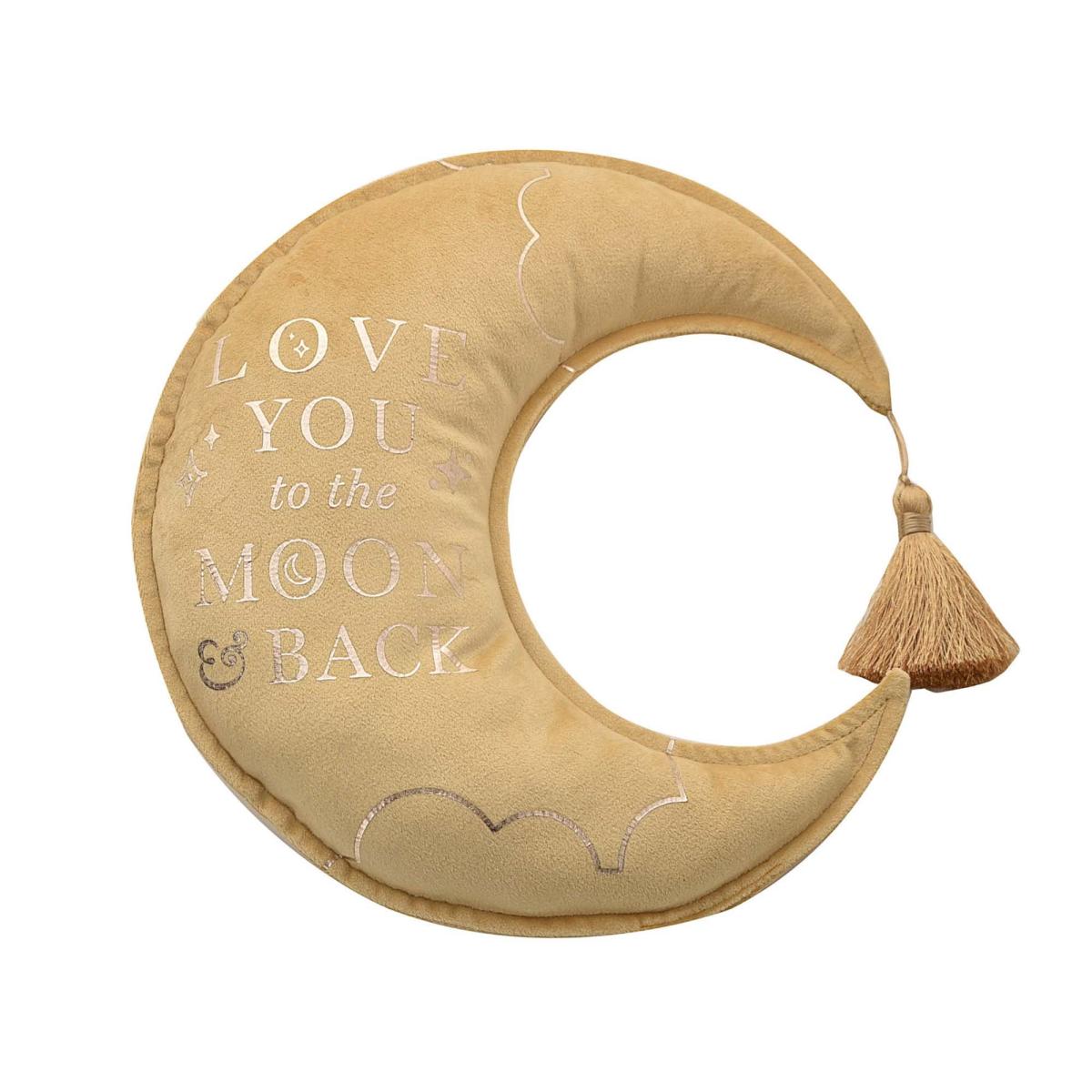 Pack of Two Bambino Moon and Star Cushions Mustard – image 3