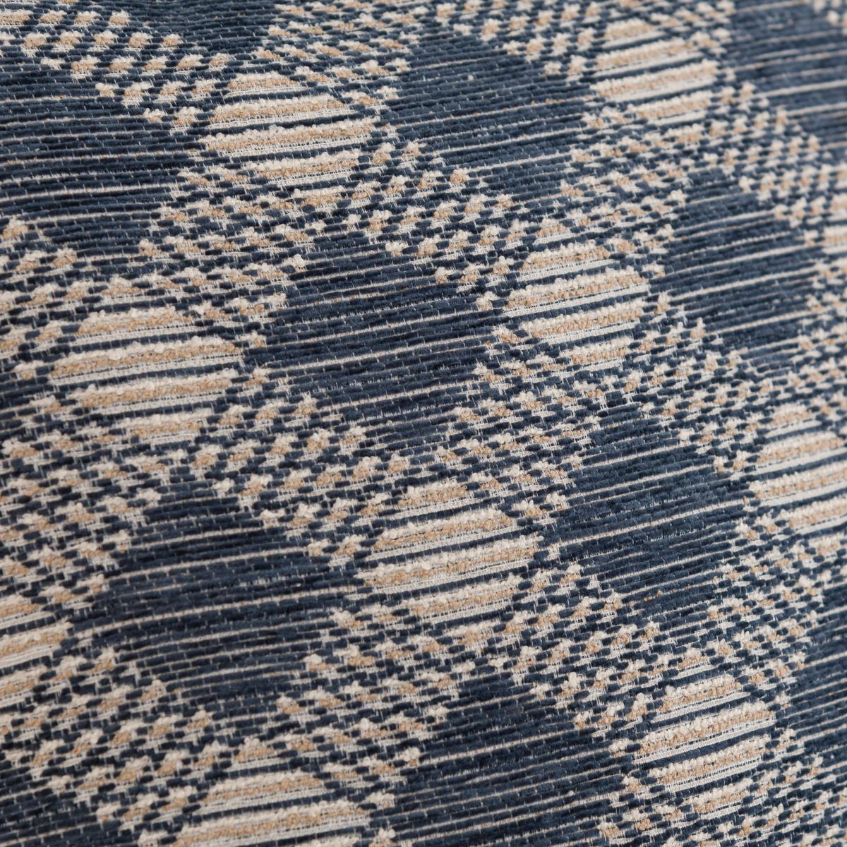 Brody Check Square Cushion Navy – image 2