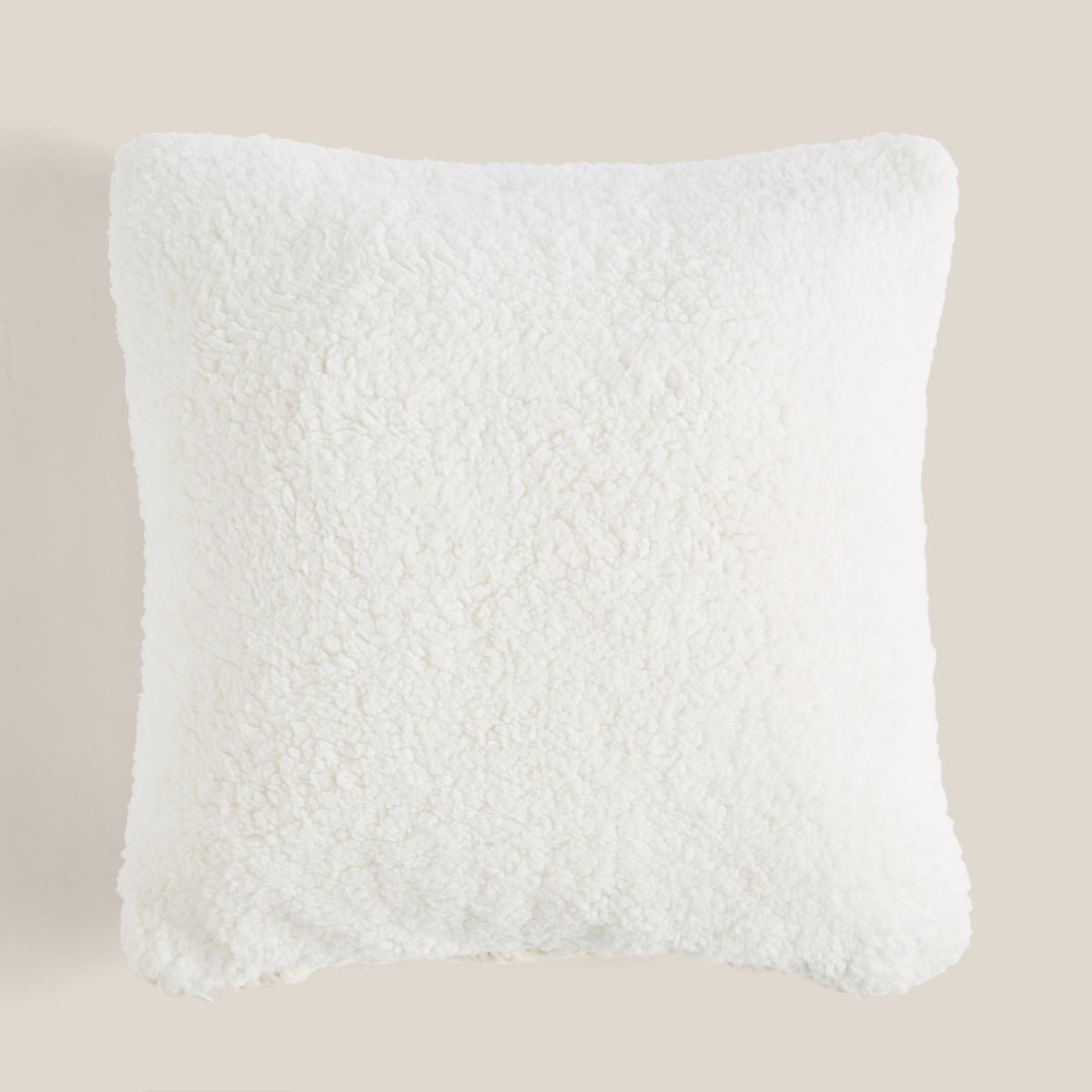 Cable Knit Square Cushion Cream – image 3