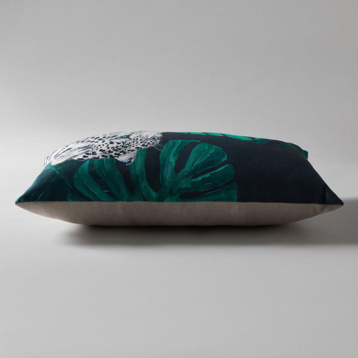 Snow Leopard Jungle Cushion MultiColoured – image 4