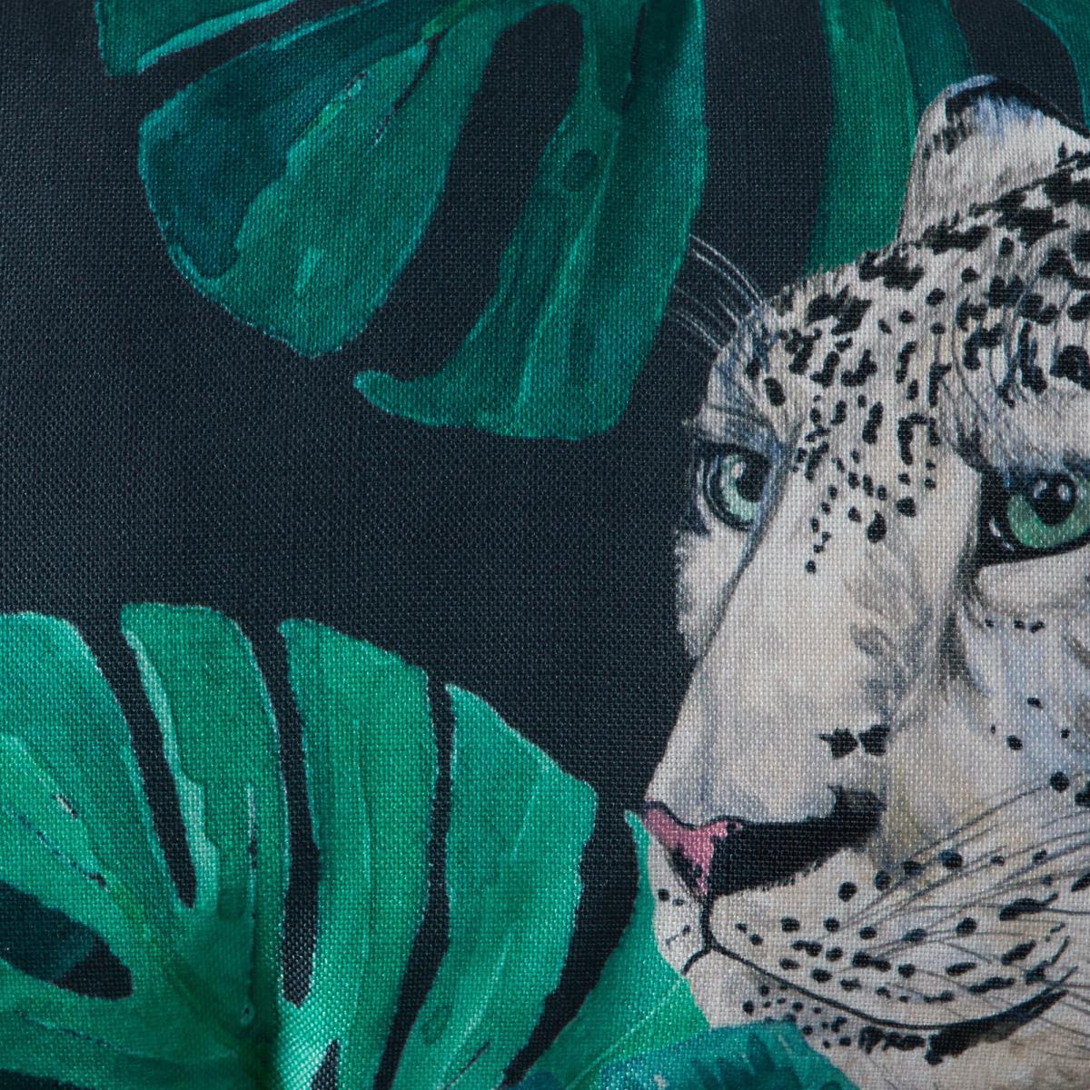 Snow Leopard Jungle Cushion MultiColoured – image 5