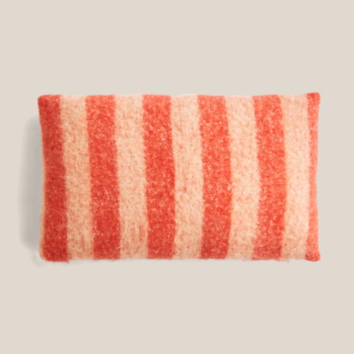 Elements Block Stripe Mohair Rectangular Cushion – image 3