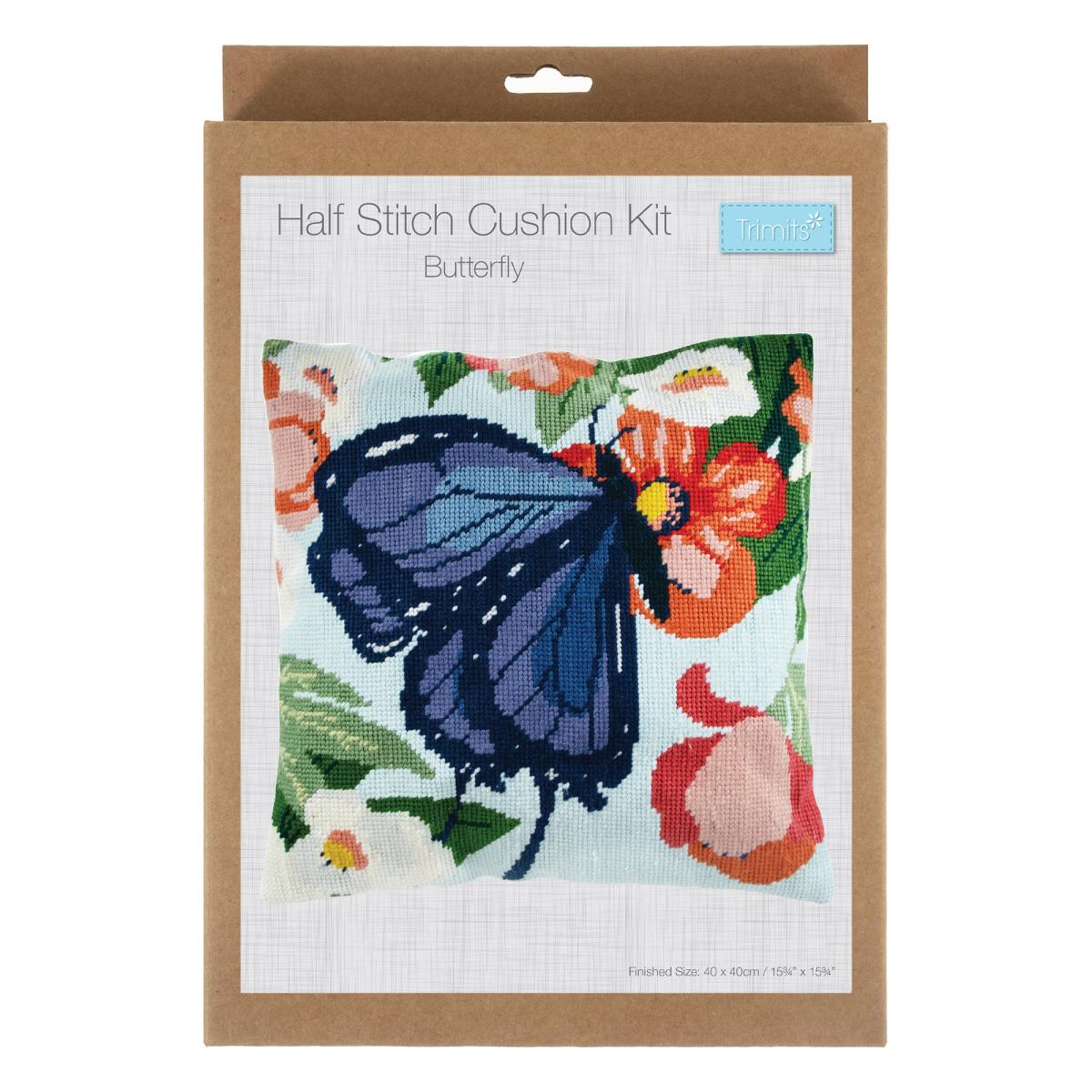 Tapestry Cushion Kit Butterfly – image 2
