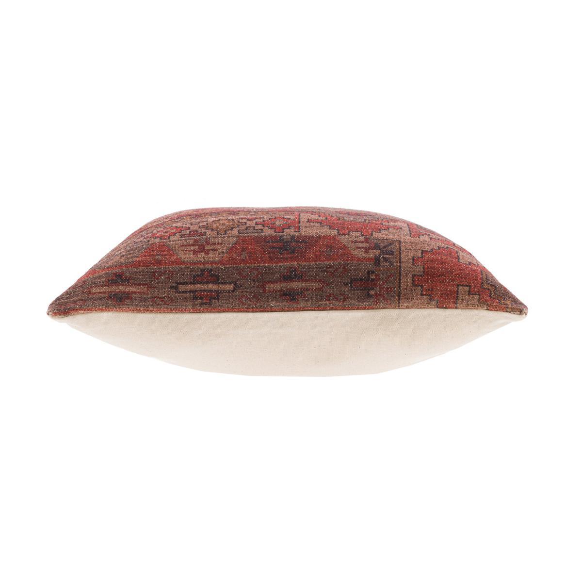 Terracotta Ara Global cushion Cover Red and Brown – image 4