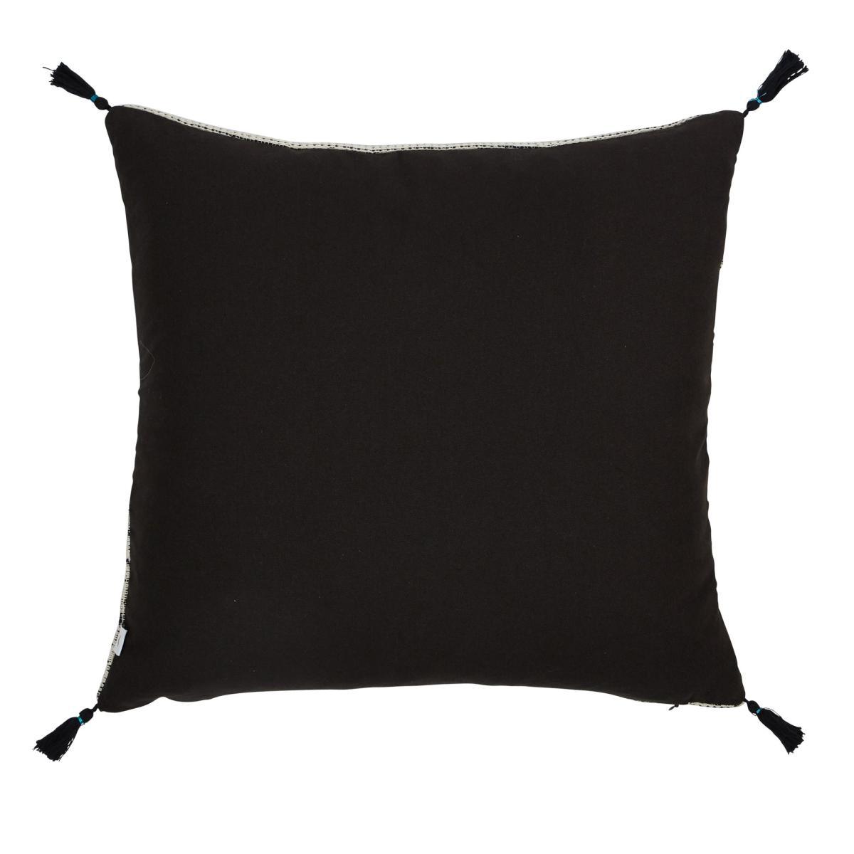 Meccah Embroidered Blue Cushion Blue – image 4