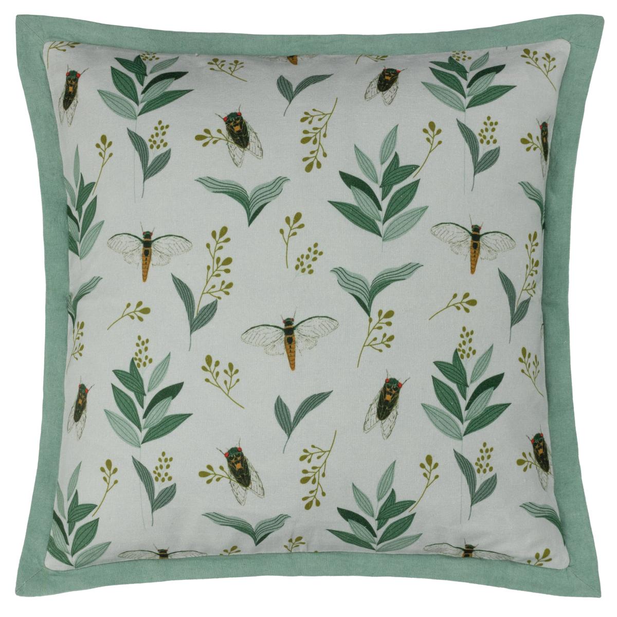 Wylder Lace Wing Cotton Square Cushion – image 2