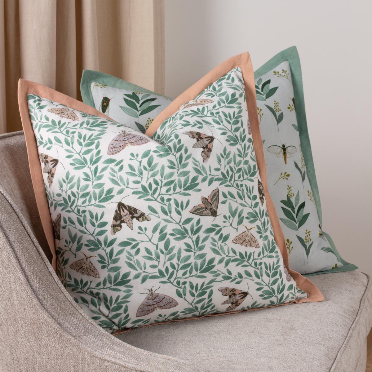 Wylder Lace Wing Cotton Square Cushion – image 6