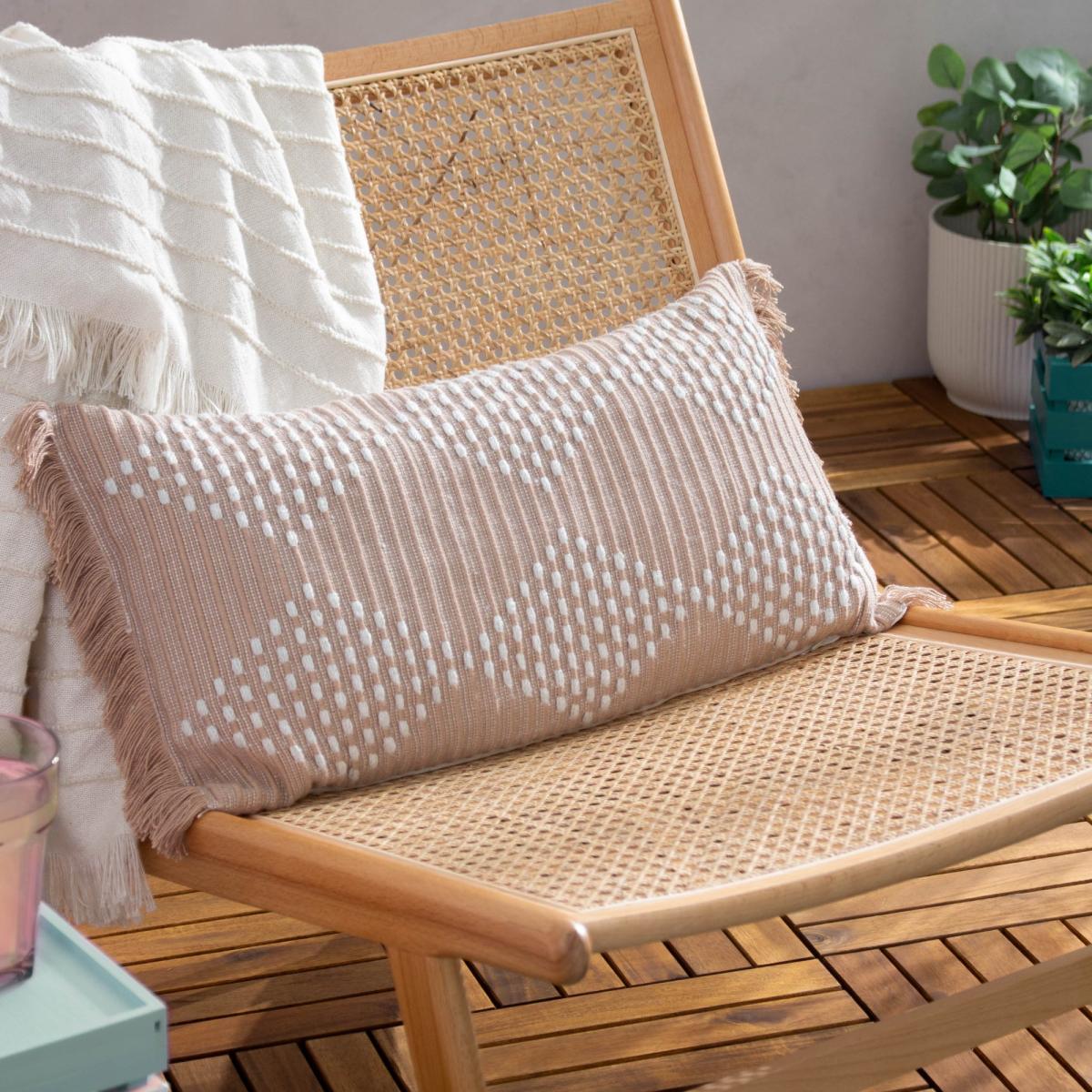 furn. Kadie Rectangle Cushion Natural – image 1