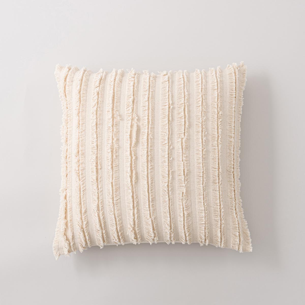 Boho Tufted Stripe Cushion Natural – image 2