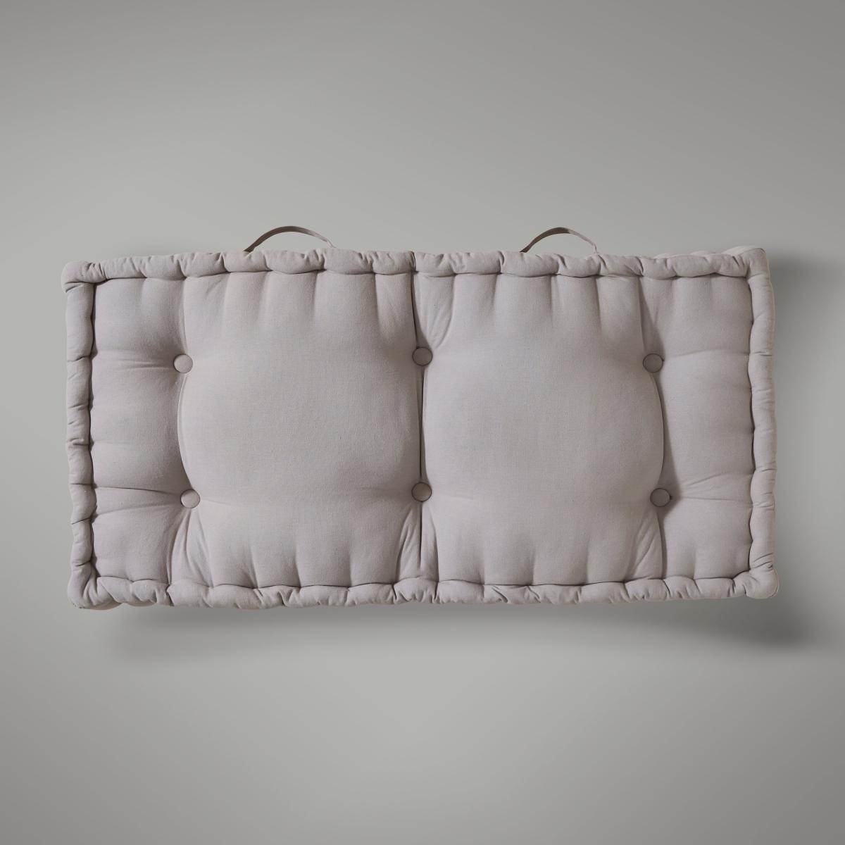 Two Seater Floor Cushion Grey – image 2