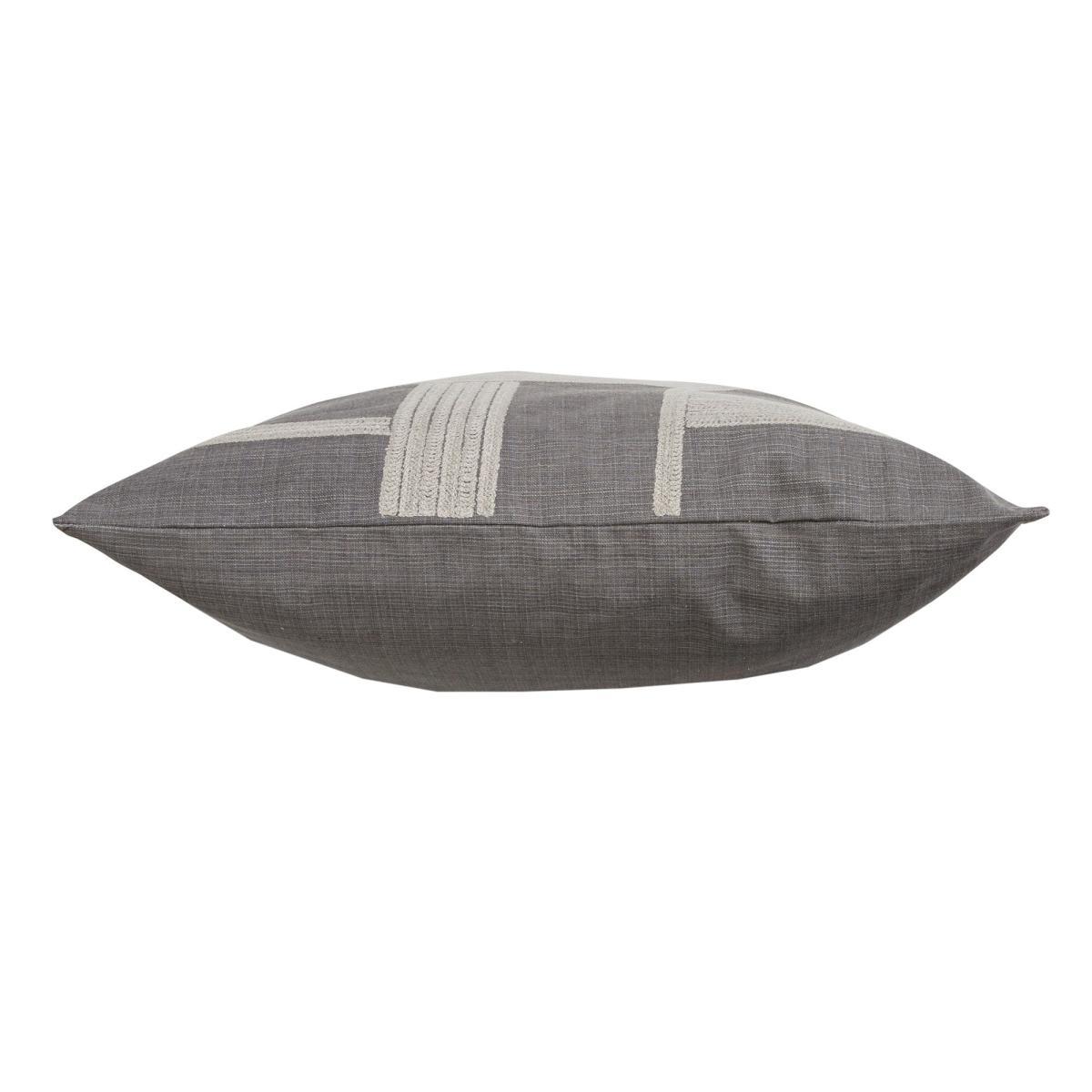 Elements Rosco Cushion 50x50cm Grey Grey/White – image 3