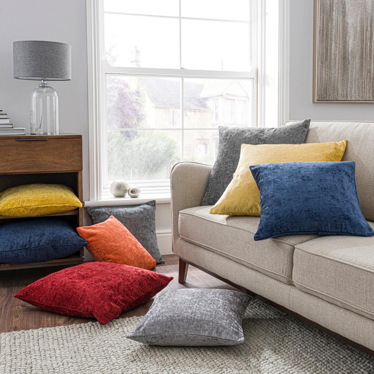Chenille Cushion Green – image 5