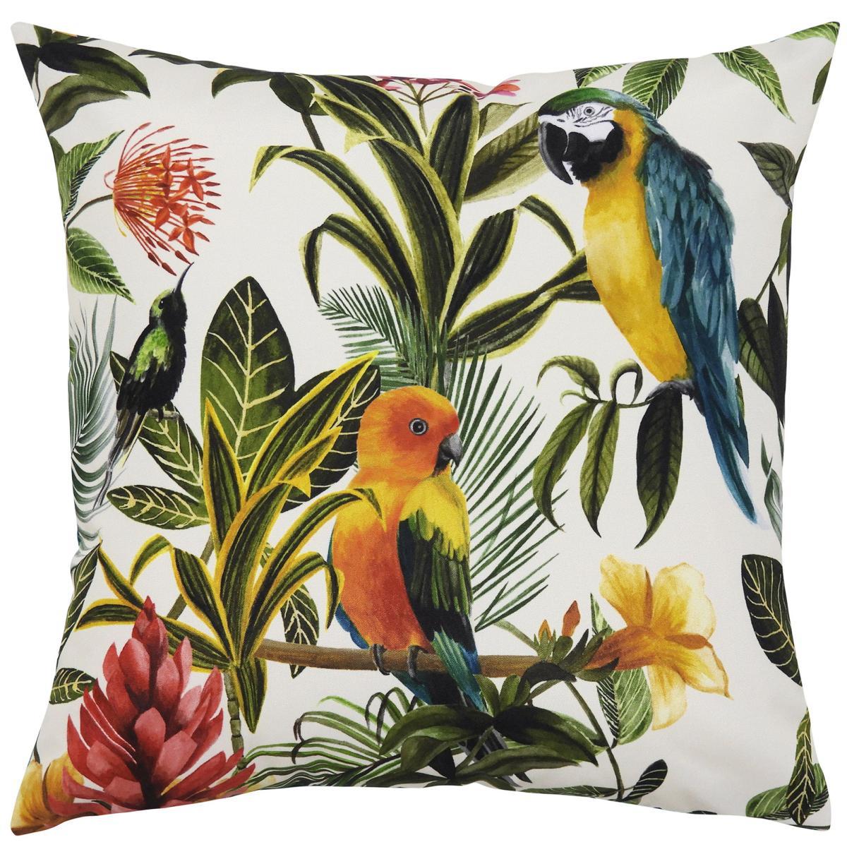 Parrots Multicoloured Outdoor Cushion MultiColoured – image 2