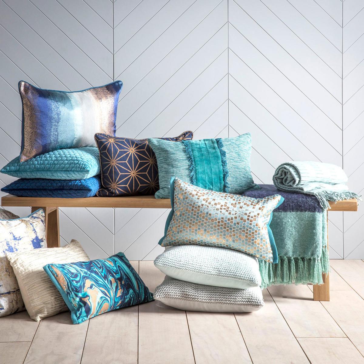 Gallery Direct Honeycomb Quilted Cushion Taupe (Brown) – image 2