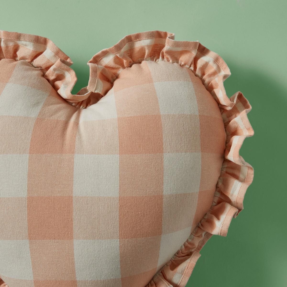 Heart & Soul Heart Shaped Cushion Apricot – image 4