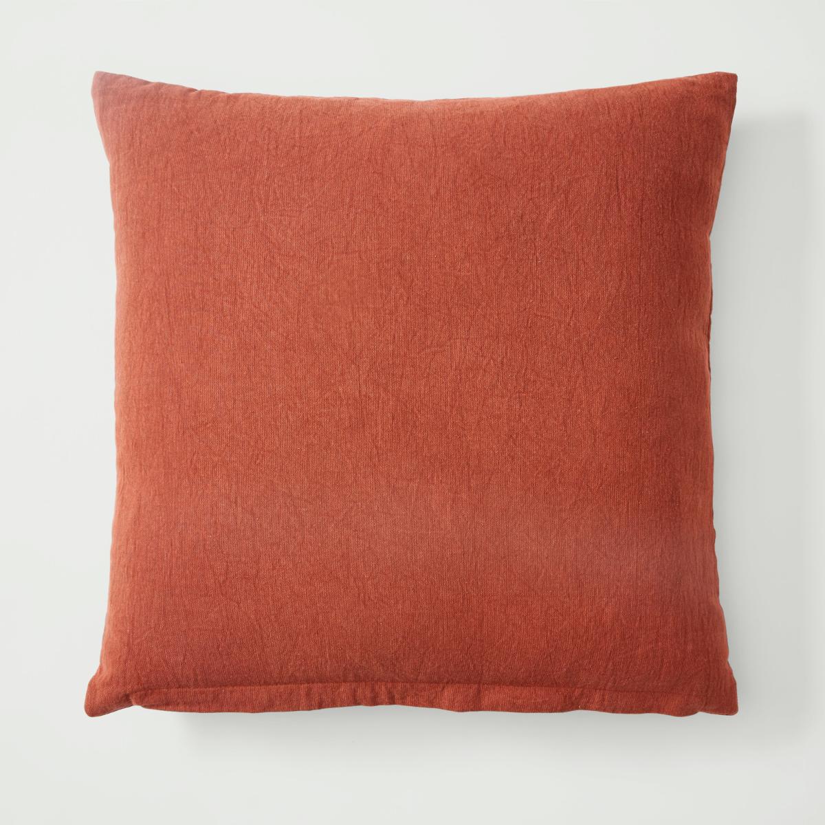 Churchgate Fawsley Fern Square Cushion Orange Umber – image 5